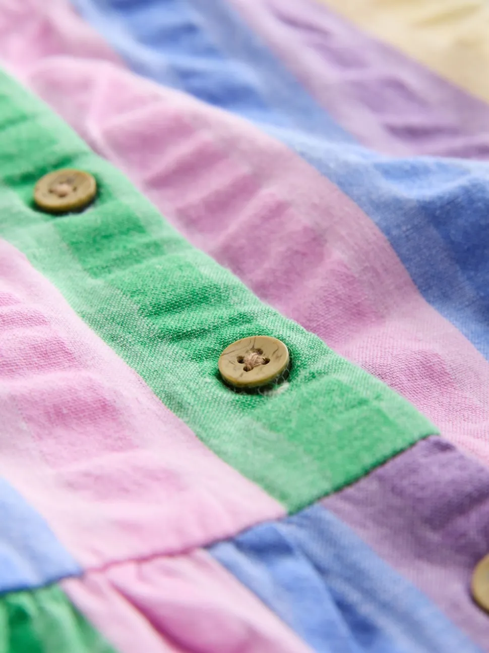 Rainbow Stripe Sleeveless Playsuit (3mths-7yrs)