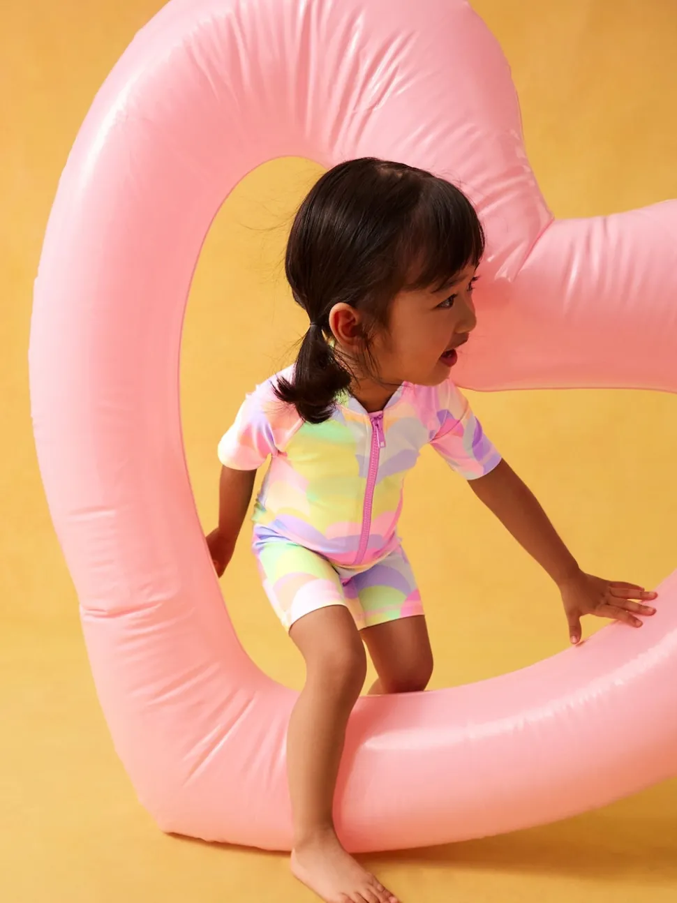Rainbow Wave Sunsafe Swimsuit (3mths-10yrs)