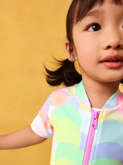Rainbow Wave Sunsafe Swimsuit (3mths-10yrs)