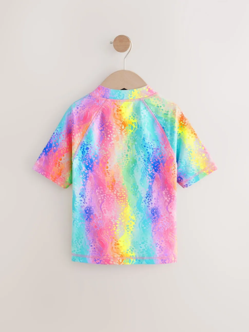 Rainbow Animal Zip Through Rash Vest (3-16yrs)