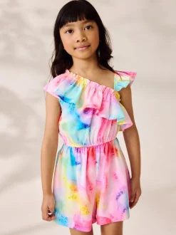 Rainbow Frill Shoulder Playsuit (3-16yrs)