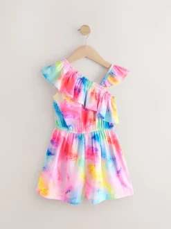 Rainbow Frill Shoulder Playsuit (3-16yrs)