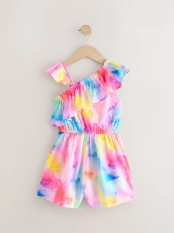 Rainbow Frill Shoulder Playsuit (3-16yrs)
