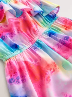 Rainbow Frill Shoulder Playsuit (3-16yrs)
