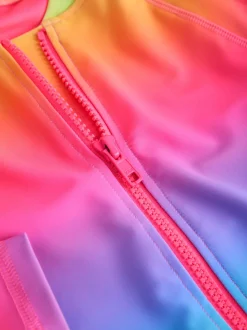 Rainbow Ombre Long Sleeve Sunsafe Swimsuit (3mths-16yrs)