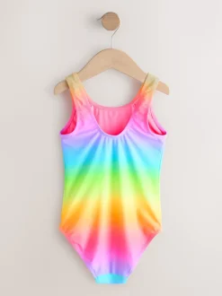 Rainbow Ombre Scoop Neck Swimsuit (3-16yrs)