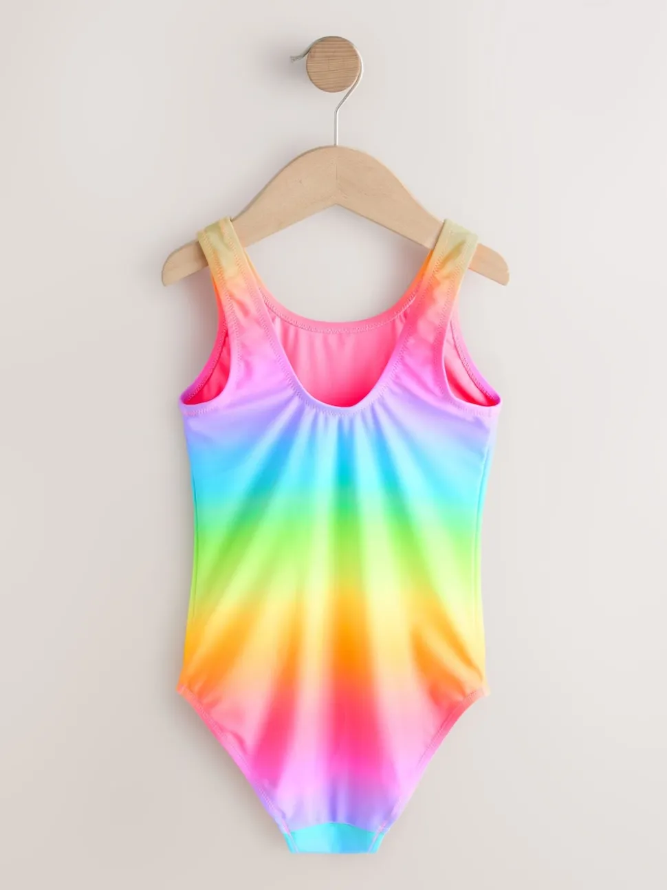 Rainbow Ombre Scoop Neck Swimsuit (3-16yrs)