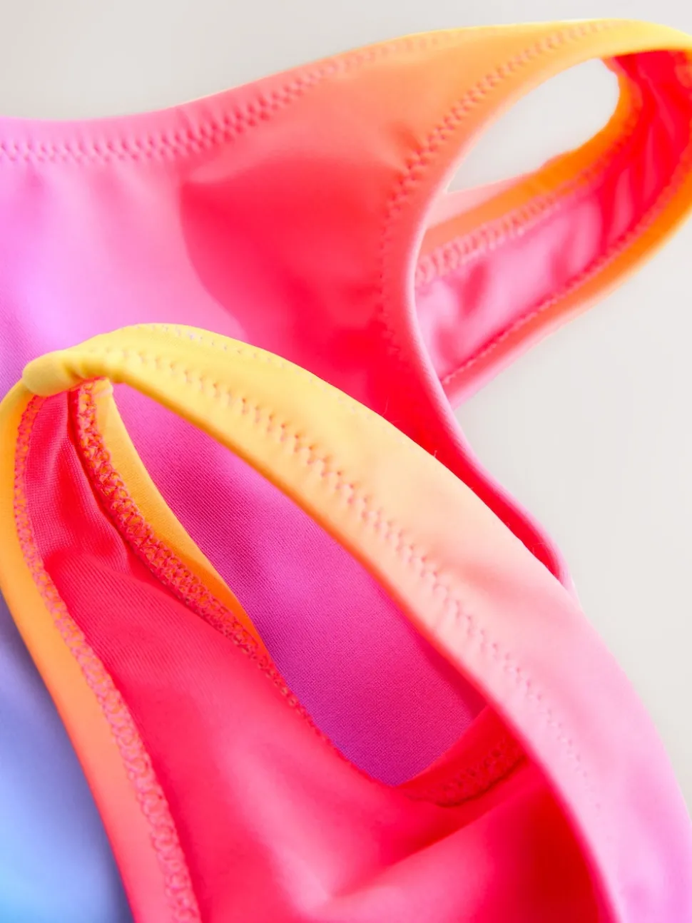 Rainbow Ombre Scoop Neck Swimsuit (3-16yrs)