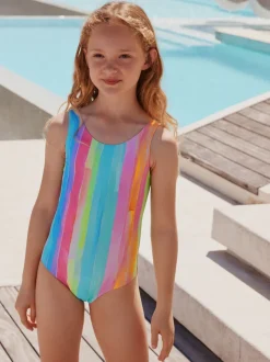 Rainbow Stripe Swimsuit (3mths-10yrs)