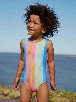 Rainbow Stripe Swimsuit (3mths-10yrs)