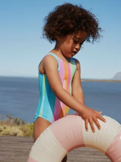 Rainbow Stripe Swimsuit (3mths-10yrs)