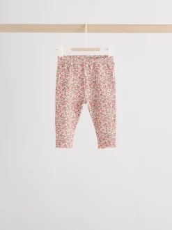 Red Ditsy Baby Fleece Tops and Leggings Set 2 Piece (0mths-2yrs)