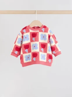 Red/ Purple Check Baby Fleece Tops and Leggings Set 2 Piece (0mths-2yrs)