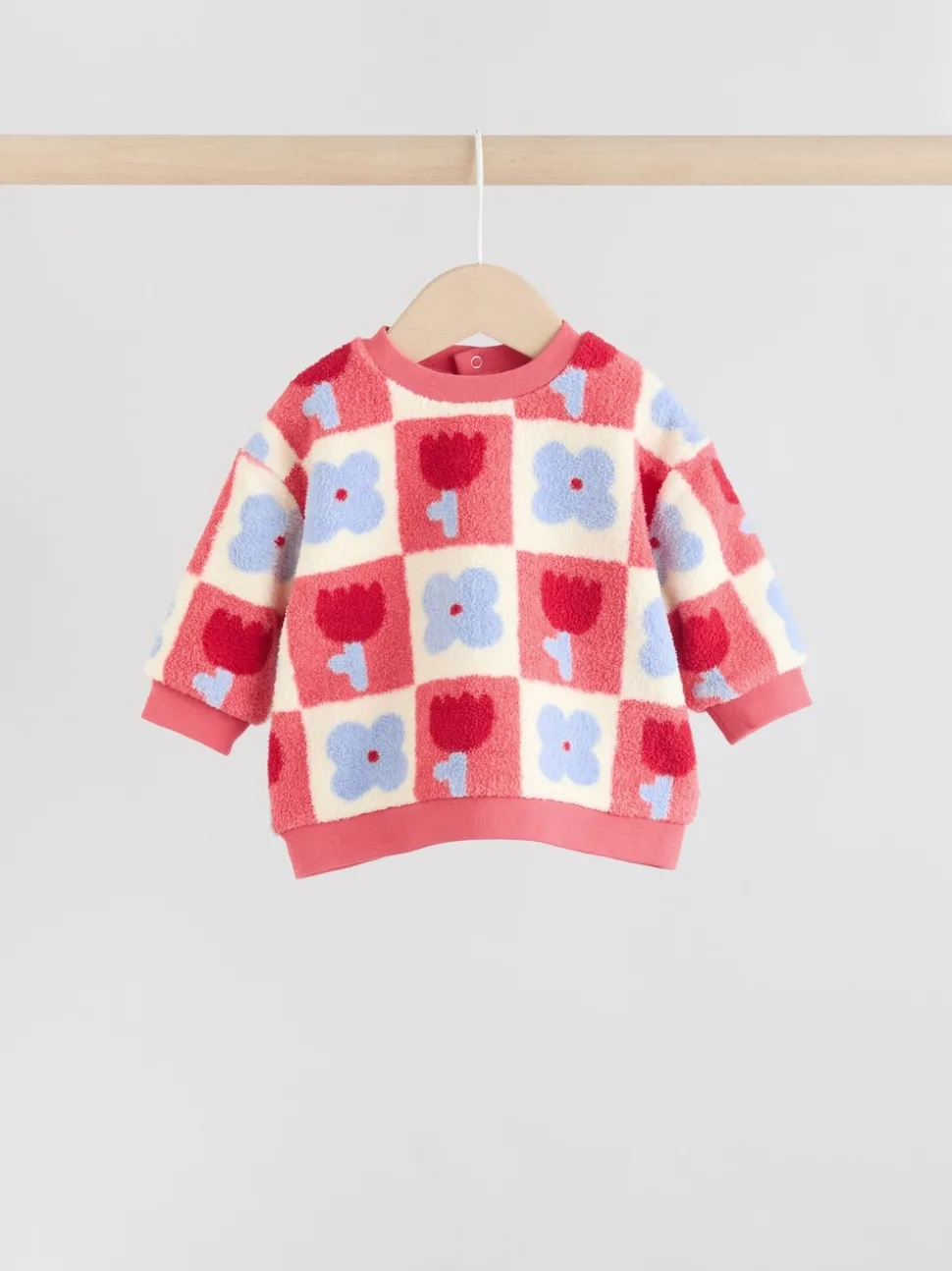 Red/ Purple Check Baby Fleece Tops and Leggings Set 2 Piece (0mths-2yrs)
