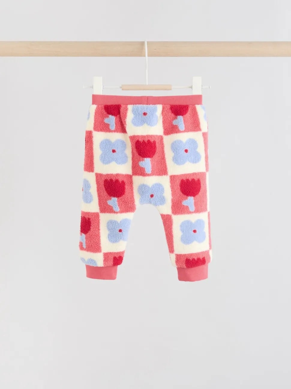 Red/ Purple Check Baby Fleece Tops and Leggings Set 2 Piece (0mths-2yrs)