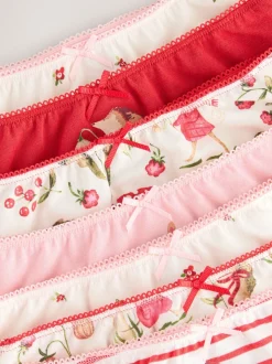 Red Bunny Briefs 7 Pack (1.5-12yrs)