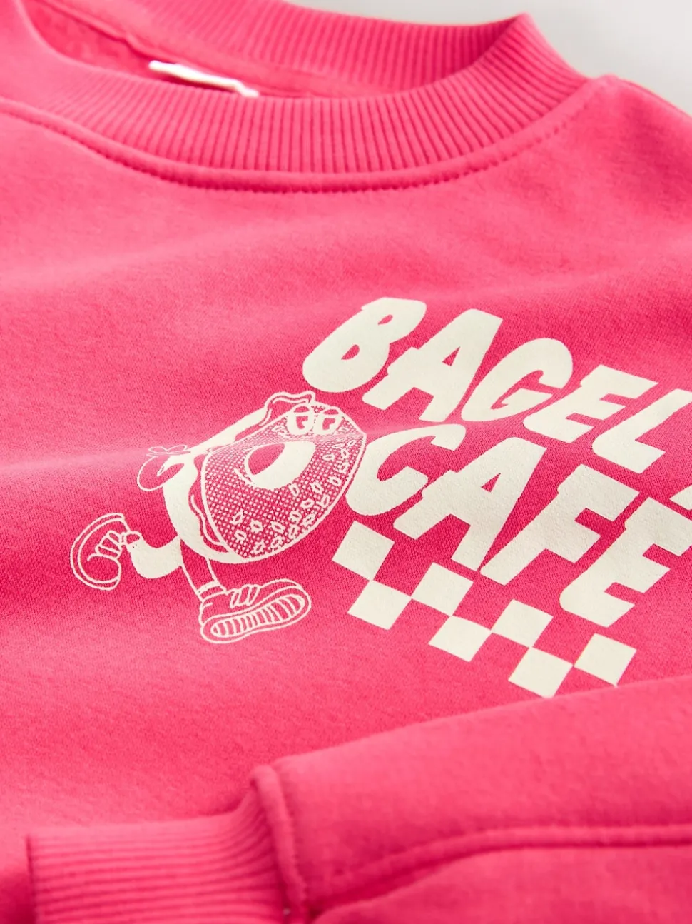 Red/Charcoal Bagel Sweatshirt and Leggings Set (3-16yrs)