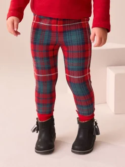 Red Check Leggings (3mths-7yrs)