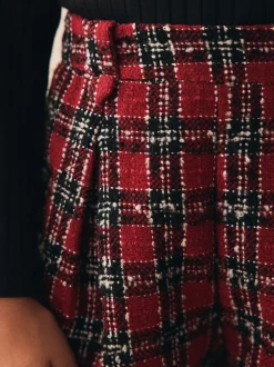 Red Check Shorts (3-16yrs)