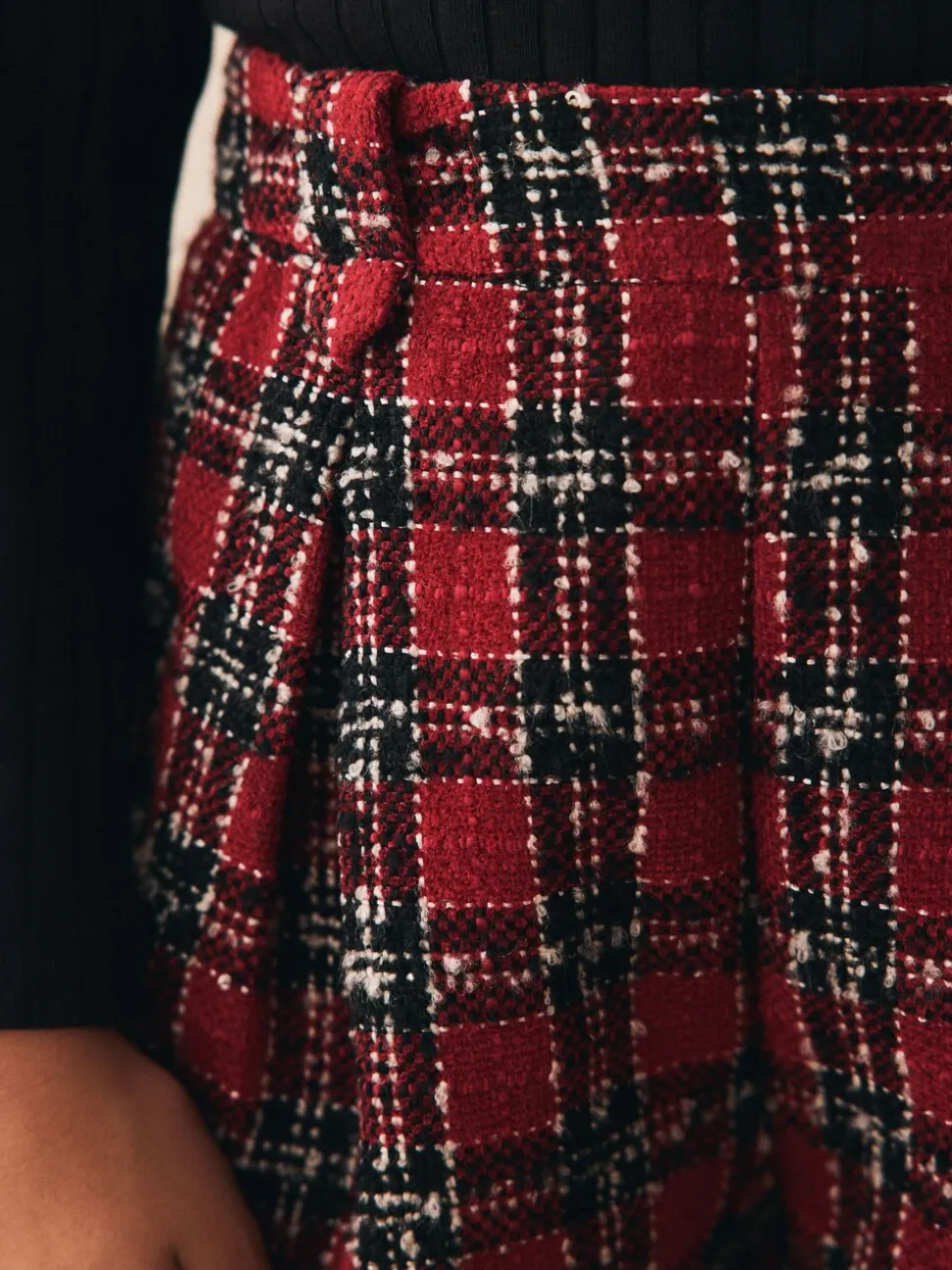 Red Check Shorts (3-16yrs)