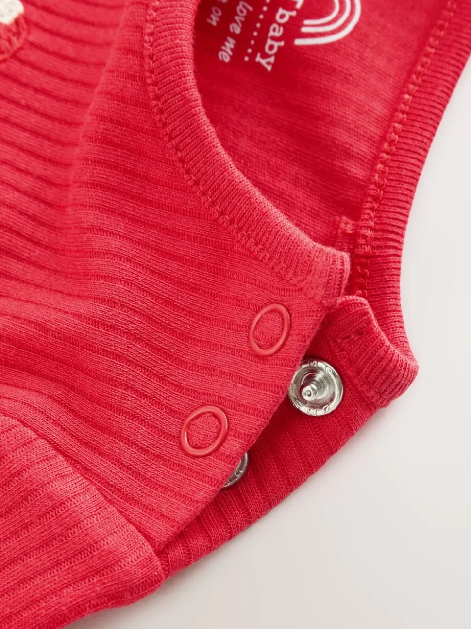 Red Christmas Baby Bodysuit