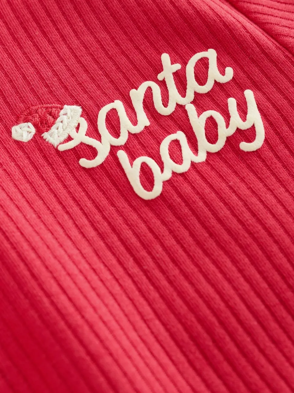 Red Christmas Baby Bodysuit