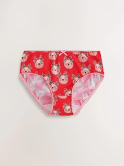 Red Christmas Briefs 3 Pack (1.5-12yrs)