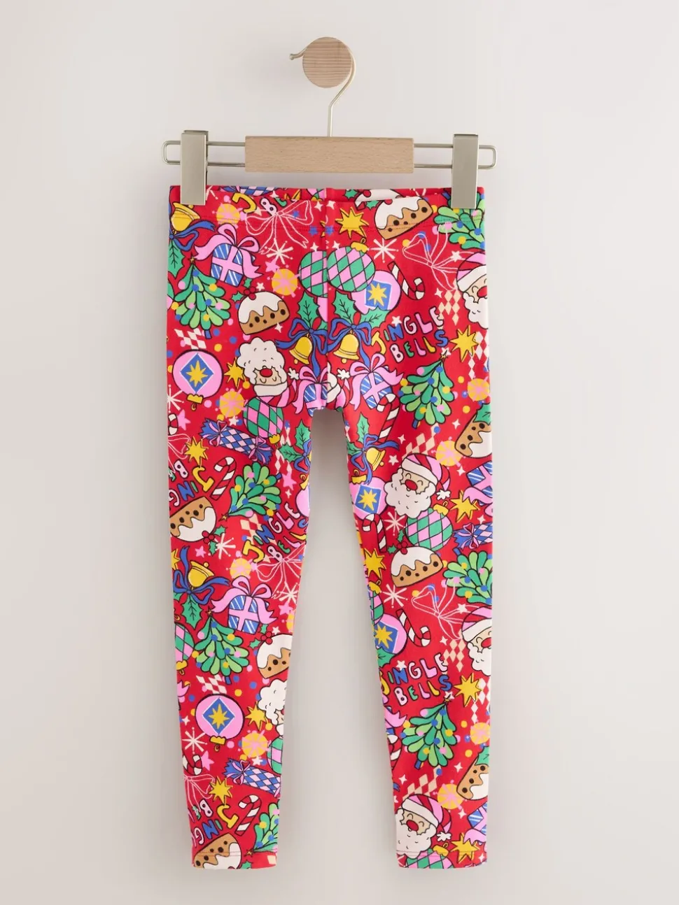 Red Christmas Leggings (3-16yrs)