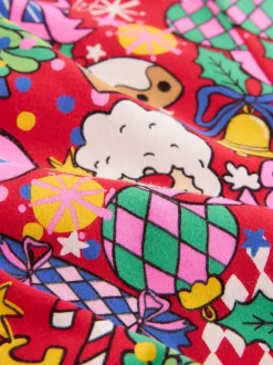 Red Christmas Leggings (3-16yrs)