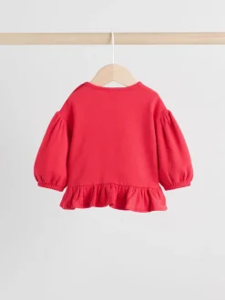 Red/Cream Baby Bow Sweaters and Leggings Set 2 Piece (0mths-2yrs)