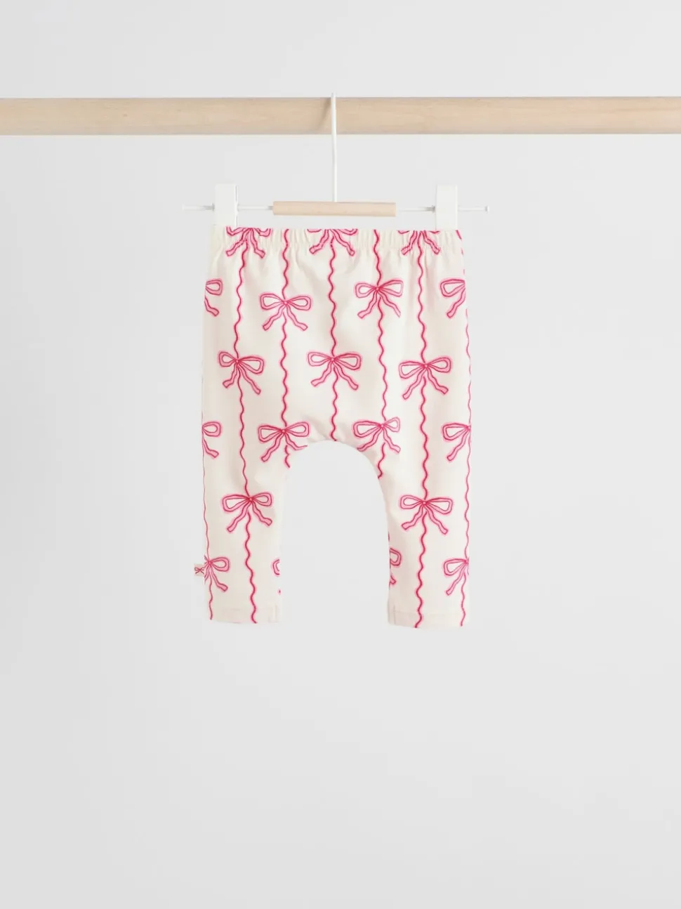 Red/Cream Baby Bow Sweaters and Leggings Set 2 Piece (0mths-2yrs)