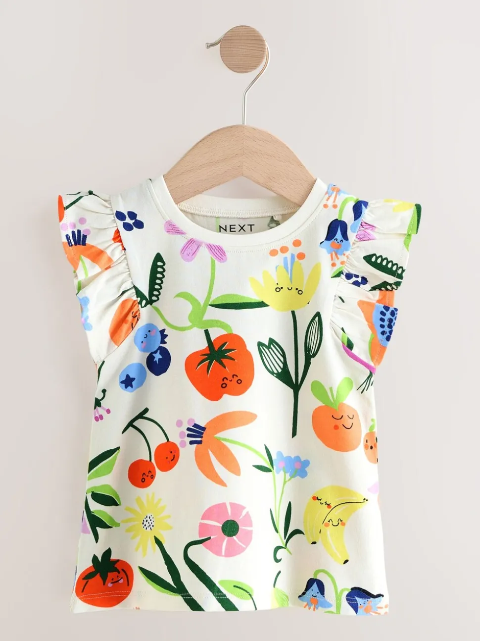 Red Flower Vest Tops 4 Pack (3mths-7yrs)
