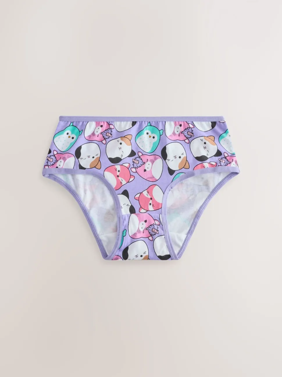 Red/Green 100% Cotton Squishmallow Briefs 5 Pack (5-14yrs)