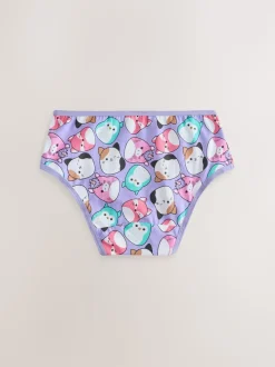 Red/Green 100% Cotton Squishmallow Briefs 5 Pack (5-14yrs)