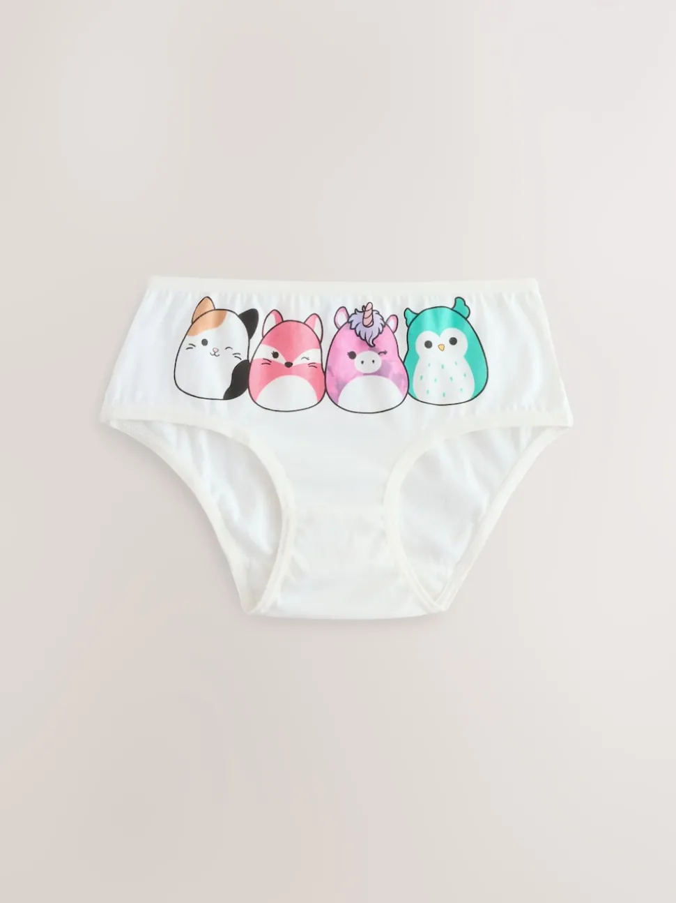 Red/Green 100% Cotton Squishmallow Briefs 5 Pack (5-14yrs)