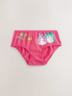 Red/Green 100% Cotton Squishmallow Briefs 5 Pack (5-14yrs)