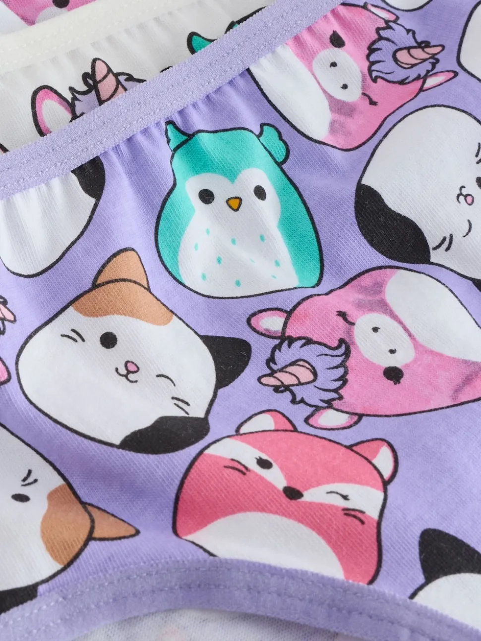 Red/Green 100% Cotton Squishmallow Briefs 5 Pack (5-14yrs)