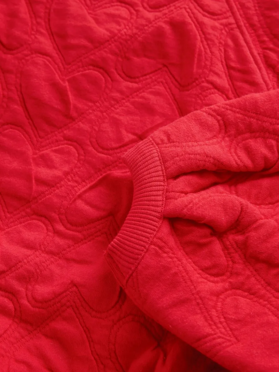 Red Heart Quilted Sweatshirt (3-16yrs)