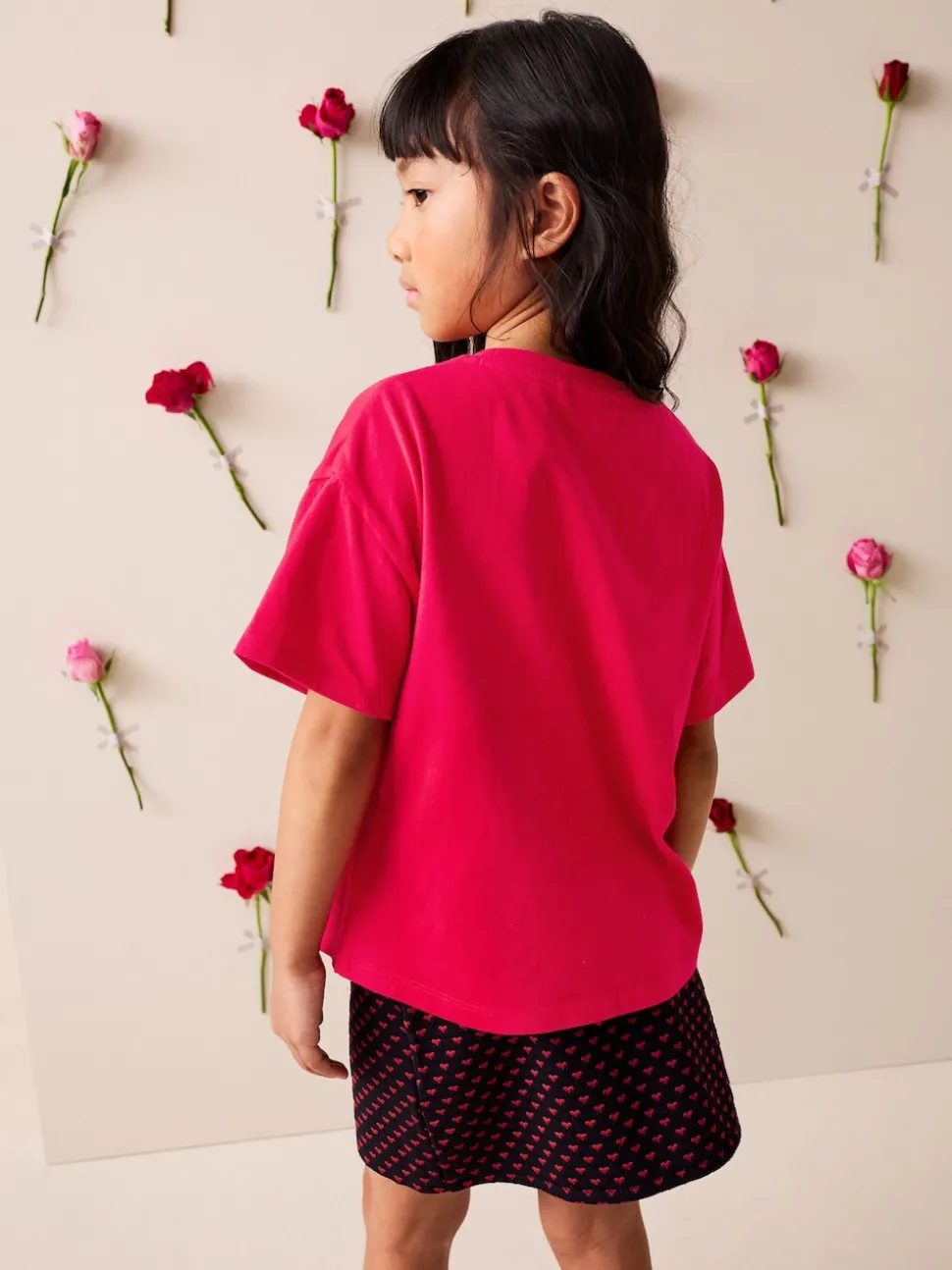 Red Heart Sequin T-Shirt (3-16yrs)