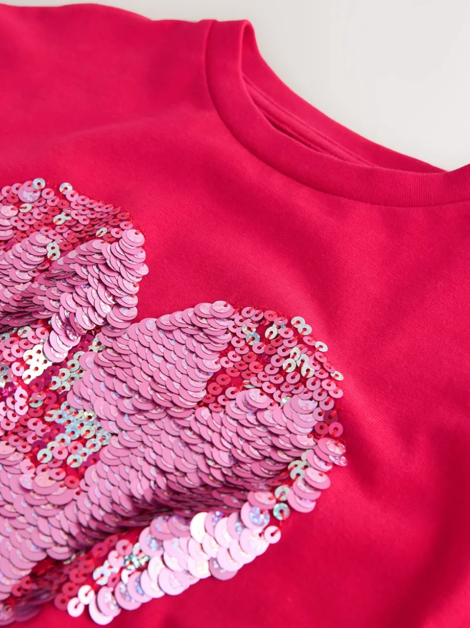 Red Heart Sequin T-Shirt (3-16yrs)