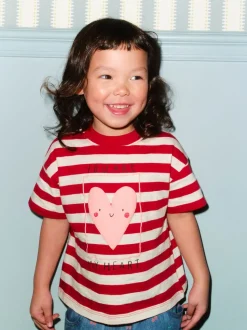 Red Heart Short Sleeve T-Shirt (3mths-7yrs)