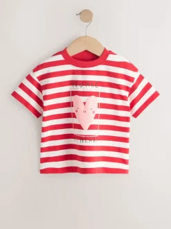 Red Heart Short Sleeve T-Shirt (3mths-7yrs)