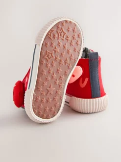 Red Heart Standard Fit (F) High Top Trainers