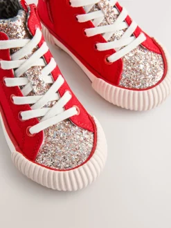 Red Heart Standard Fit (F) High Top Trainers