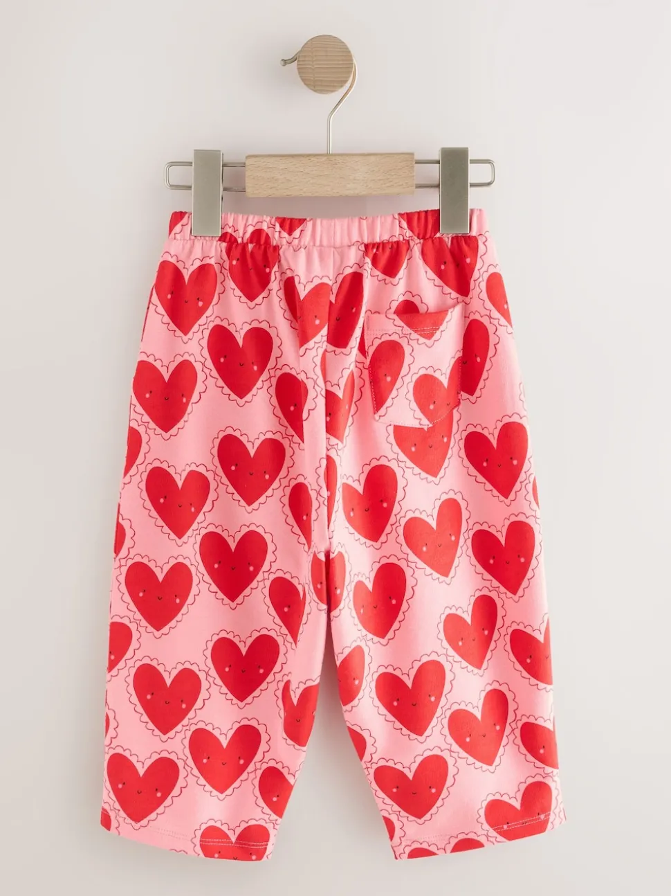 Red Heart Textured Barrel Leg Trousers (3mths-7yrs)