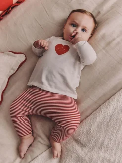 Red Little Valentine T-Shirt and Leggings Baby Set (0mths-2yrs)