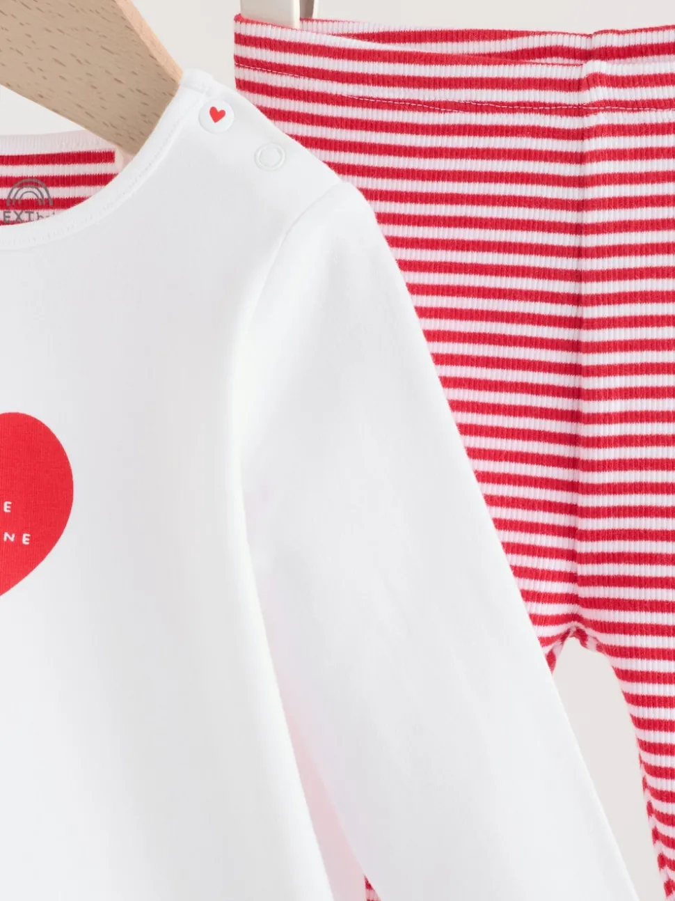 Red Little Valentine T-Shirt and Leggings Baby Set (0mths-2yrs)