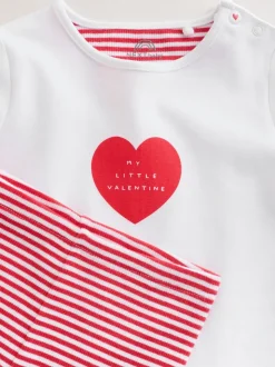 Red Little Valentine T-Shirt and Leggings Baby Set (0mths-2yrs)