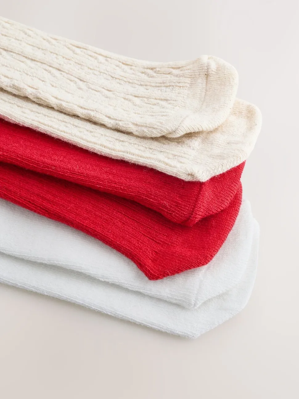 Red Neutral Baby Tights 3 Pack (0mths-2yrs)