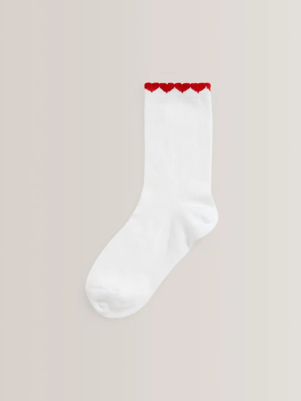 Red 5 Pack Cotton Rich Gingham Ankle School Socks